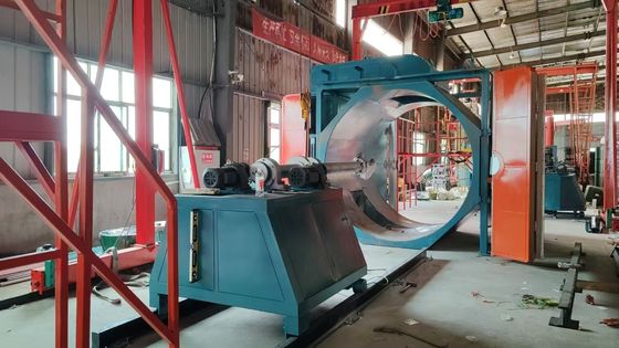comprare Macchina di stampaggio a rotazione a controllo remoto riscaldata a gas 2 braccio automatico fabbricazione online