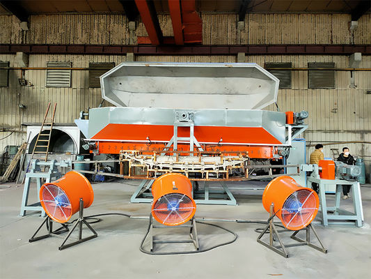 Velocità di rotazione regolabile Rock N Roll Rotomoulding Machine Fully Automatic