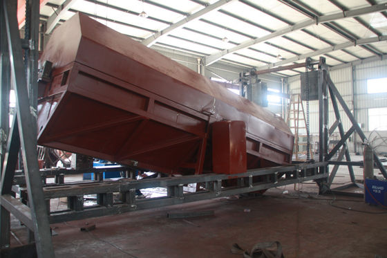 Grandi dimensioni Rock And Roll Rotational Moulding Machine Circolazione dell'aria calda