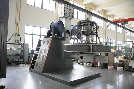 Controllo PLC di riscaldamento elettrico Roto Molding Machine raffreddamento idrico