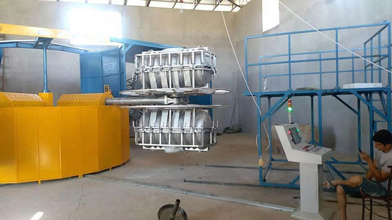 Controllo plc della macchina di stampaggio a rotazione completamente automatica