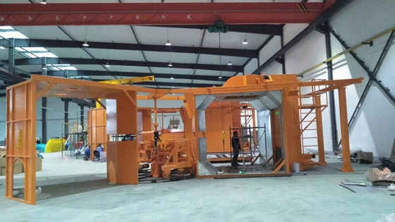 Polietilene 500-1000L Capacità Roto Molding Machine Acqua / Aria raffreddamento 3 fasi Potenza