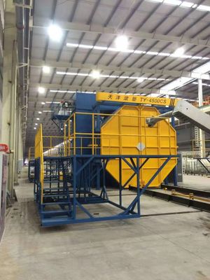 Macchine di stampaggio a rotoli a navetta completamente automatiche Produzione di prodotti in plastica rotativa