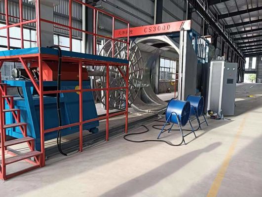 Macchina di stampaggio a rotazione di navetta a risparmio energetico con velocità di stampaggio 1-10pcs/min e capacità di bruciatore 500000 Kcar
