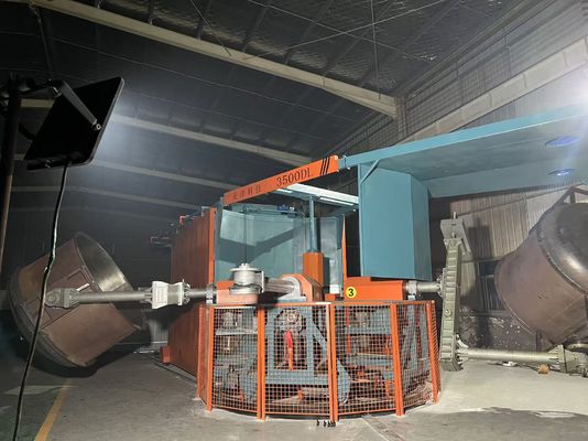 Macchine di stampaggio automatiche a tre braccia e cinque stazioni