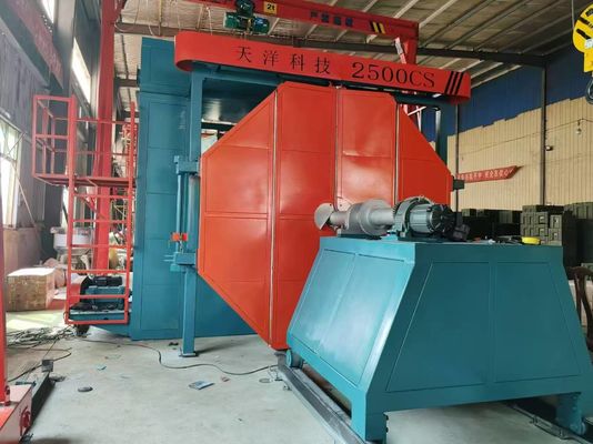 Macchinari rotoplastici avanzati per 2 carrelli con tempo di riscaldamento da 10 a 50 minuti