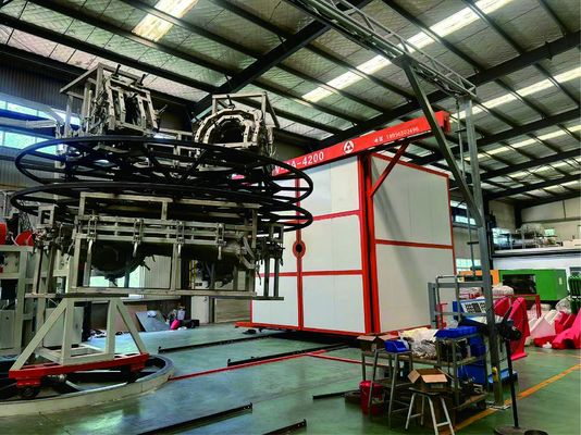 Macchine di stampaggio a rotazione di piccole dimensioni per la formazione automatica di plastica