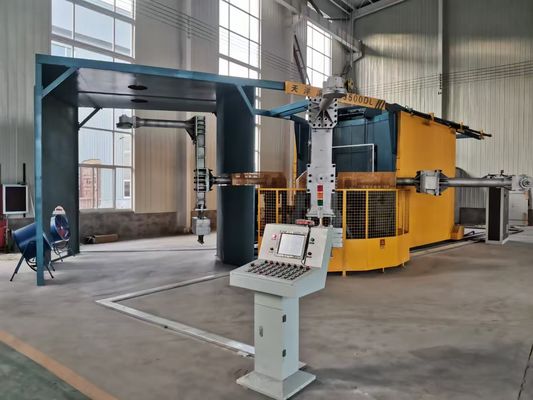 Apparecchiature di stampaggio a rotazione completamente automatiche raffreddate ad acqua basso rumore